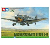 Tamiya 1/72 Scale WW2 German Messerschmitt Bf109 G-6 fighter aircraft model kit