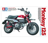 TAMIYA 14134 Honda Vehicle 14134-1:12 Monkey 125, Model Building, Plastic Kit, Unpainted, Grey