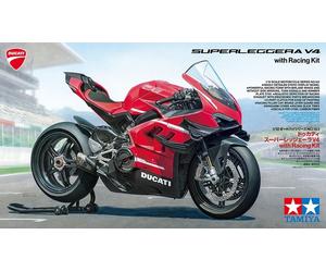 Tamiya 14143 1:12th scale Ducati Superleggera V4 with Racing Kit