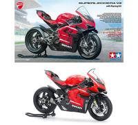 Tamiya Ducati Superleggera V4 W/Racing Kit 1:12 14143 Motorcycle Model kit