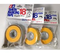 TAMIYA 18mm Masking Tape with 2pcs Refill by Tamiya