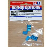 TAMIYA 22030 TD4 Aluminium Steering Servo Holder Set (2) - RC Model Making, RC Tuning Part, Remote Controlled Vehicle, RC Kit