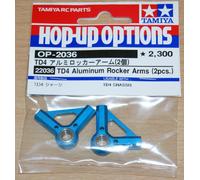 Tamiya 22036 TD4 Aluminum Rocker Arms (2 Pcs.), (Super Avante/Astute 2022/TD2),
