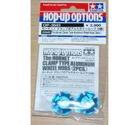 Tamiya 22043 The Hornet Clamp Type Aluminum Wheel Hubs (2 Pcs.) (Lunch Box), NIP