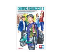 TAMIYA 24356 1:24 Campus Friends Set II (plus scooter)