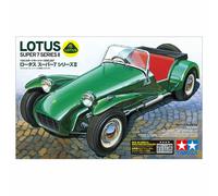 TAMIYA 24357-000 Alfa Romeo Vehicle 1:24 Lotus Super 7 Series II, Model Kit, Plastic Kit, Assembly Kit, Detailed Replica, Unpainted