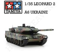 TAMIYA 25207 1:35 BW KPz Leopard 2 A6 (3) Ukr. Model Kit, Plastic Kit, Construction Kit for Assembly, Tank Construction Kit