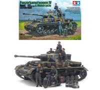 Tamiya 25209 Panzer PzKpfw IV Ausf.G Early and Motorcycle 1:35 Model Kit