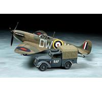 Tamiya 25211 British Spitfire Mk.I & Light Utility Car 10HP Set (1:48)