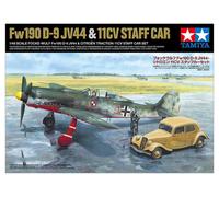 Tamiya 25213 FW190D-9 JV44 & Citroen Traction IICV Staff Car 1:48 Model Kit