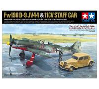 Tamiya 25213 FW190D-9 JV44 & Citroen Traction IICV Staff Car Set 1:48 Model Kit