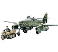 TAMIYA 25215 1:48 Me262A-2A with Chain Motorcycle (2) - Model Building, Plastic Kit, Hobby, Crafts, Gluing, Model Kit, Model, Assembling