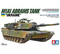 Tamiya Model Kit 25216 – 1:35 U.S. M1A1 Abrams 'Ukraine' – Plastic Assembly Kit, Detailed Replica