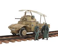 TAMIYA 300032413 1:35 German P204(f) Rail SPZ (2), Faithful Replica, Model Building, Plastic Kit, Crafts, Hobby, Gluing, Plastic Kit, Assembly, Unpainted