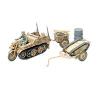 Tamiya 300032502 – 1:48 WWII German Kettenkraftrad with Cart & Goliath