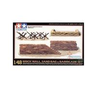 TAMIYA 300032508 WWII Diorama Set Walls and Sandbags 1:48 (US IMPORT)