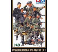 TAMIYA 300032512-1:48 WWII Figure Set German Infantry (15)
