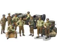 Tamiya 3000325521:48 WWII US Willys jeep with set of 9 figurines