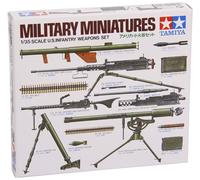 Tamiya 300035121-1:35 Diorama Set US Infantry Weapons (US IMPORT)