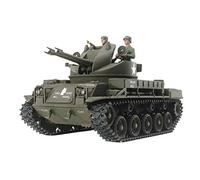 TAMIYA 300035161 Military 1:35 US Flak Tank M42 Duster, Faithful Replica, Model Building, Plastic Kit, Crafts, Hobby, Gluing, Plastic Kit, Assembly, Unpainted
