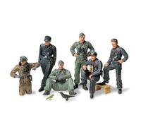 TAMIYA 300035201 WWII Figure Set, German Tank Crew in Piece, 6, 1:35