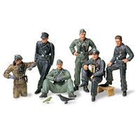 TAMIYA 300035201 WWII Figure Set, German Tank Crew in Piece, 6, 1:35