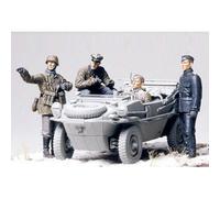 Tamiya 300035253 - 1:35 WWII Figurine Set Swimmwagen Amphibious Car 4