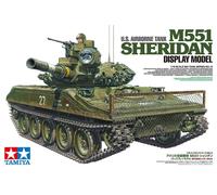 Tamiya 300036213 M5551 Vehicle 1:16 US M551 Sheridan Standing Model, Faithful Replica, Model Building, Plastic Kit, Crafts, Hobby, Gluing, Plastic Kit, Assembly, Unpainted