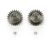 Tamiya 300050477 Aluminium Pinion Gear, 24/25-Tooth Module 0.6/48 dp