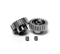 Tamiya 300050477 - Aluminum Motor Pinion 24/25 Teeth M0.6/48dp - New