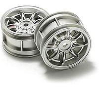 TAMIYA 300050676 - Rims Mini Cooper (2) Chrome, 24 mm