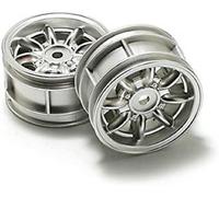 TAMIYA 300050676 - Rims Mini Cooper (2) Chrome, 24 mm