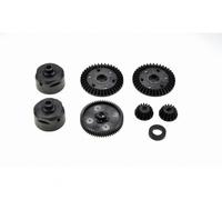 TAMIYA TAM51004 300051004 - TT-01/E/R G-Parts Gear Set, Black