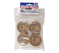 Tamiya 51022 Medium Narrow 10-Spoke Wheels (Offset 0) 4 Pcs (Subaru Impreza) NIP