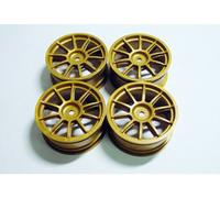 Tamiya 51022 Medium Narrow 10-Spoke Wheels (Offset 0) 4 Pcs (Subaru Impreza) NIP