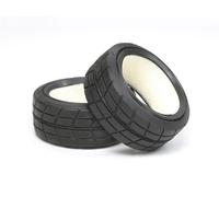 TAMIYA 300051023 - 1:10 Racing Profile Tyres, 24.5 mm, Pack of 2