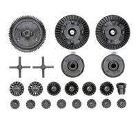 TAMIYA 300051531 - TT-02 G-Parts Gearbox, Silver/Grey