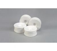 Tamiya 300053473 - 1:10 Dish Wheels 24mm White (4) Offset+2 - New