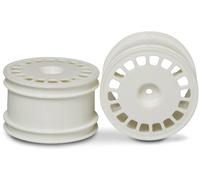 TAMIYA 300053881 - DF-03 Buggy Rims Dish Rear 62/35, Pack of 2, White