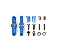 TAMIYA 300054574 - TT-02 Aluminium Steering Lever Set, Anodised Blue