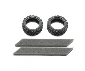 Tamiya 300054861 - 26mm Tires Rally Block Soft (2) - New