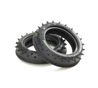 Tamiya 300054896 - 2WD Buggy Tires Rib-Spike (2) 60/20 Front - New