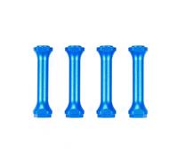 Tamiya 300054966 - M-08 Aluminum Chassis Connector Set (4) Blue - New