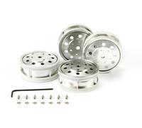 Tamiya RC Metal Plated Rear Wheels 22mm Width Matte Finish TAM56518