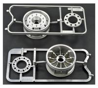 Tamiya 300056520 - 1:14 Trailer Wheel 30mm ML(2) Chrome Mat. - New