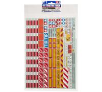 TAMIYA 300056534 56534 Bubble 1:14 Warning Truck/Trailer Decor, Letter Print, No