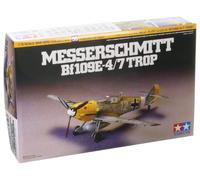 Tamiya 300060755 300060755-1:72 ME-BF 109E-4/7 Trup, aircraft, stand (US IMPORT)