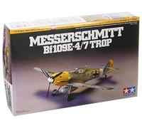 TAMIYA 300060755 60755 Messerschmitt 300060755-1:72 ME-BF 109E-4/7 Trup, Airplane, Standing Model, Faithful Replica, Plastic Kit, Crafts, Model Kit, Assembly, Unpainted, 1/72