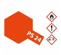 Tamiya 86024 Polycarbonate Spray PS24 Fluorescent Orange (100ml) Modeling