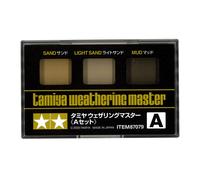 TAMIYA 300087079 WM Ageing Set A Sand/Light Sand/Mud